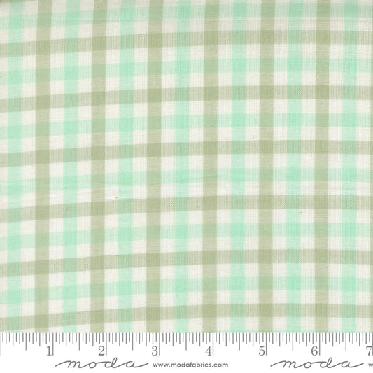 Popcorn Wovens by Elizabeth Hartman - Checks and Plaids Aqua 51285 11