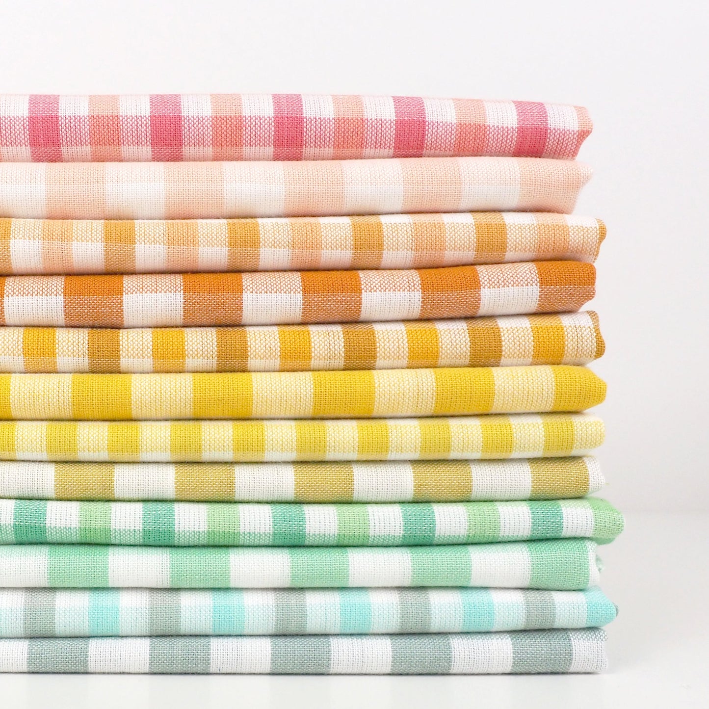 Popcorn Wovens by Elizabeth Hartman - Checks and Plaids Sherbet 51285 22