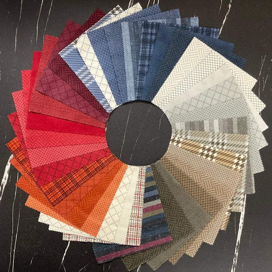 Prairie Gatherings FLANNELS by Primitive Gatherings : Charm Pack