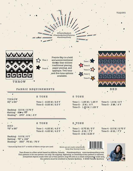 Prairie Sky Quilt Pattern by Taralee Quiltery