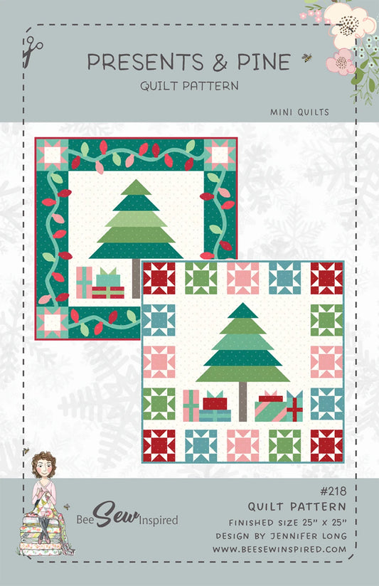 Presents and Pine Quilt Pattern by Sew A Story