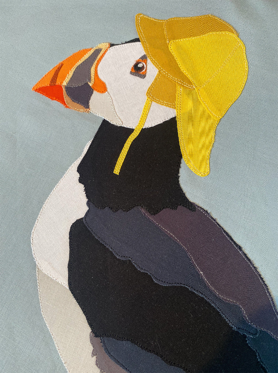 Puff In Boots - A Raw-Edge Appliqué Project by Art East Quilting Co