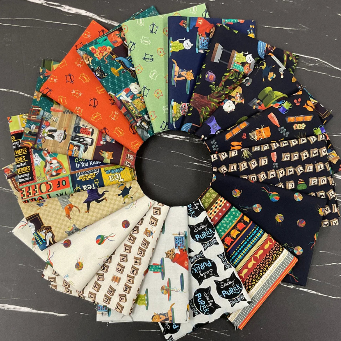 Purrsuit of Coffeeness by Cindy Jackson : Coffee Cat DDC12479-TAN-D