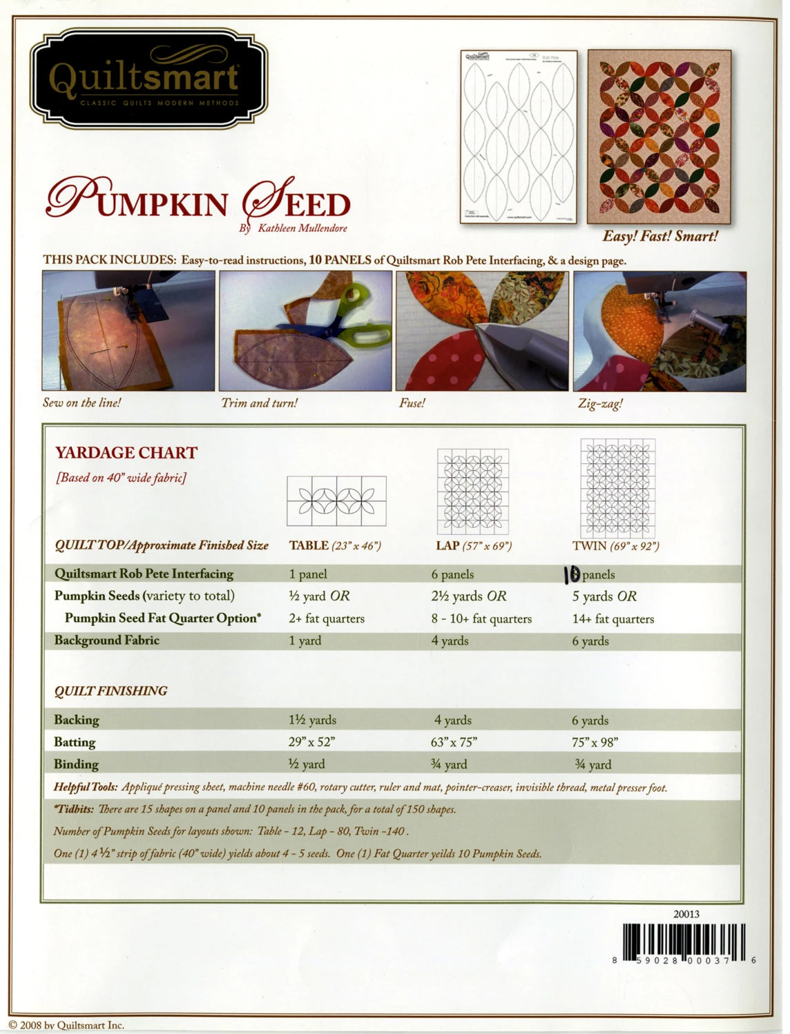 Pumpkin Seed Classic Pack by QuiltSmart