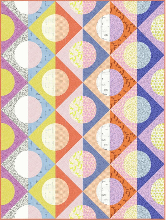 Quarter Moon Quilt Pattern by Sarah Ruiz Quilts