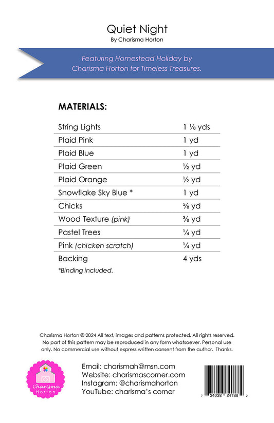 Quiet Night # CH-503 - Special Order