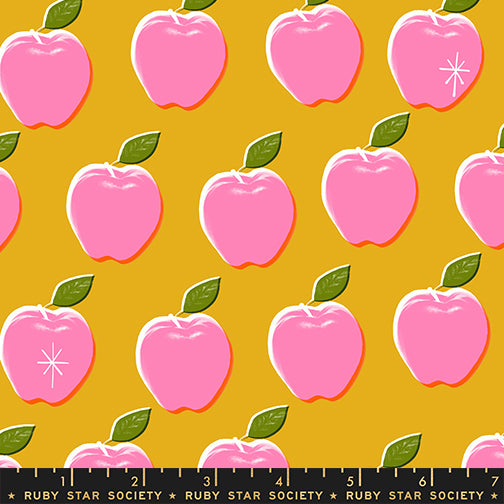 Sparkle Shopper by Melody Miller : Apples Goldenrod RS0126 12