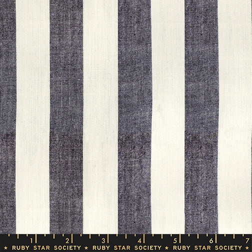 Warp & Weft Daisy Days by Alexia Marcelle Abegg : Clothesline Stripe Black RS4183 12