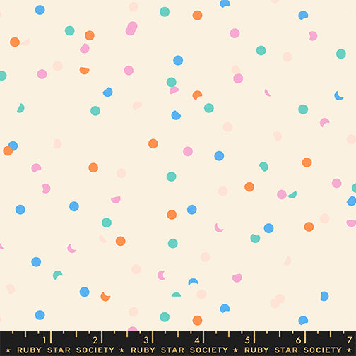 Sidekicks by Ruby Star Society Collaborative : Hole Punch Dot Multi On Natural RS5220 23