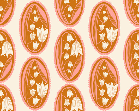 Endpaper by Jen Hewett  - Lily of the Valley Natural RS6042 11 (Estimated Ship Date Nov. 2024)