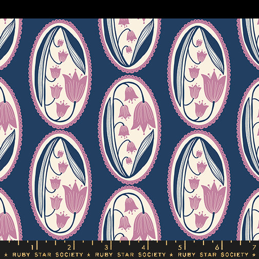 Endpaper by Jen Hewett  -    Lily of the Valley Cameo Bluebell RS6042 16 (Estimated Ship Date Nov. 2024)