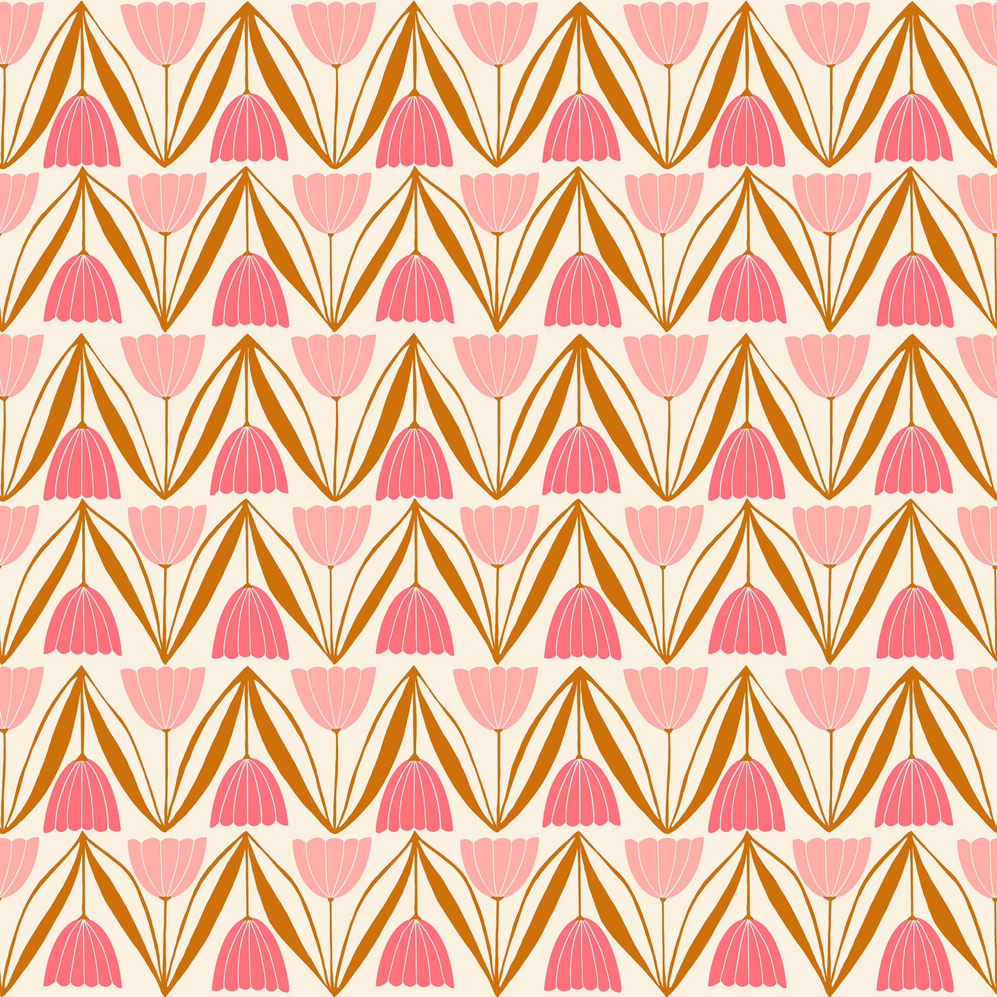 Endpaper by Jen Hewett  - Tulips Natural RS6043 12 (Estimated Ship Date Nov. 2024)