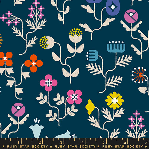 Salutations by Rashida Coleman-Hale - CANVAS Navy RS1098 19L