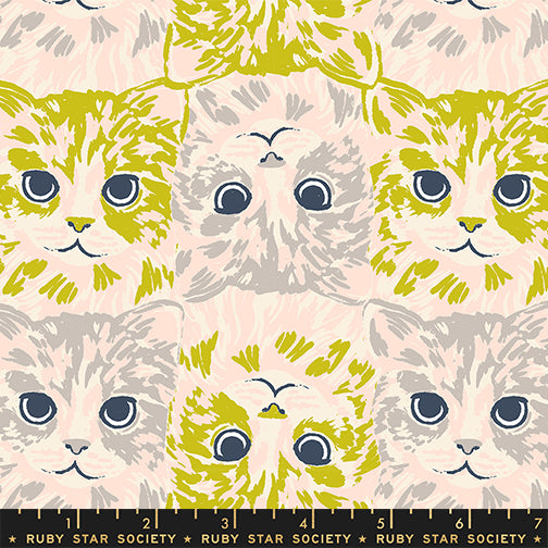 Oops All Cats by Sarah Watts : Cat Checkers Pistachio RS2148 11