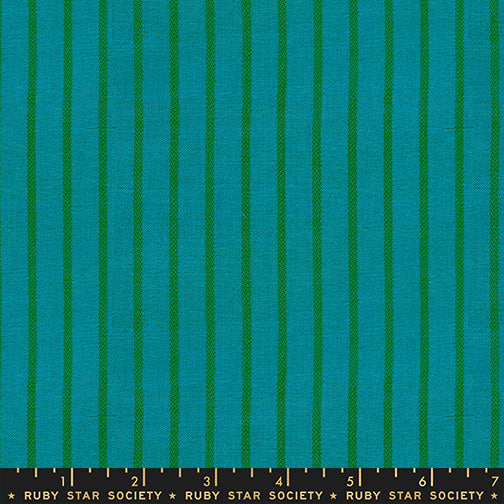 Mystic Fable Warp & Weft by Alexia Abegg : Apron Stripe Turquoise RS4123 16