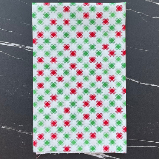 Reindeer Games by Me and My Sister Designs - Checkered Squares - Winter White 22444 11