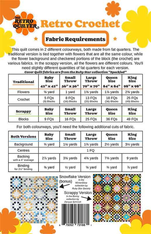 Retro Crochet Quilt Pattern by The Retro Quilter
