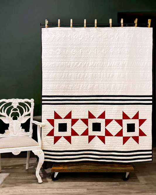 Rustic Stars Quilt Pattern by Quiltachusetts