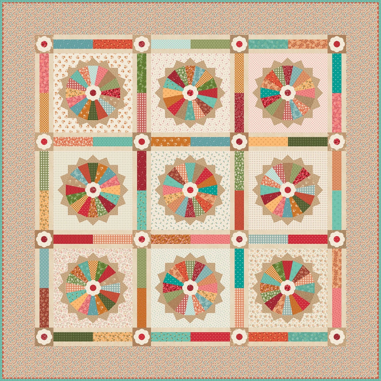 Baked with Love by Lori Holt : Homemade Pie Quilt Front Shop Sample