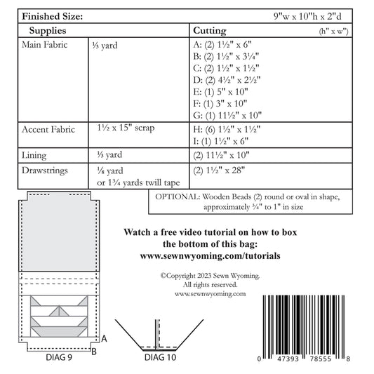 Sack O’ Lantern Pattern by Sewn Wyoming