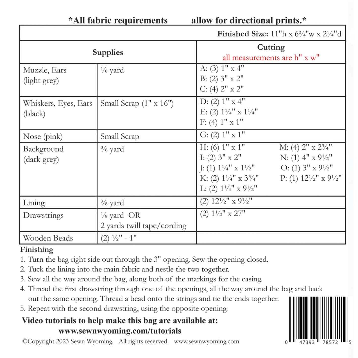 Sac de terrain urbain SIF 197D par Sewn Wyoming