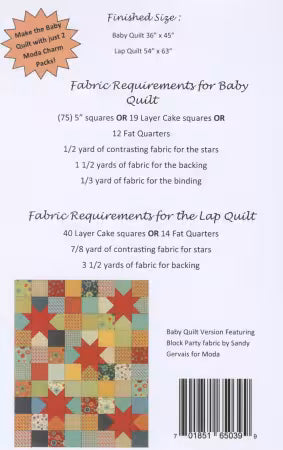 Starry Night Quilt Pattern by Sweet Janes Quilting Design