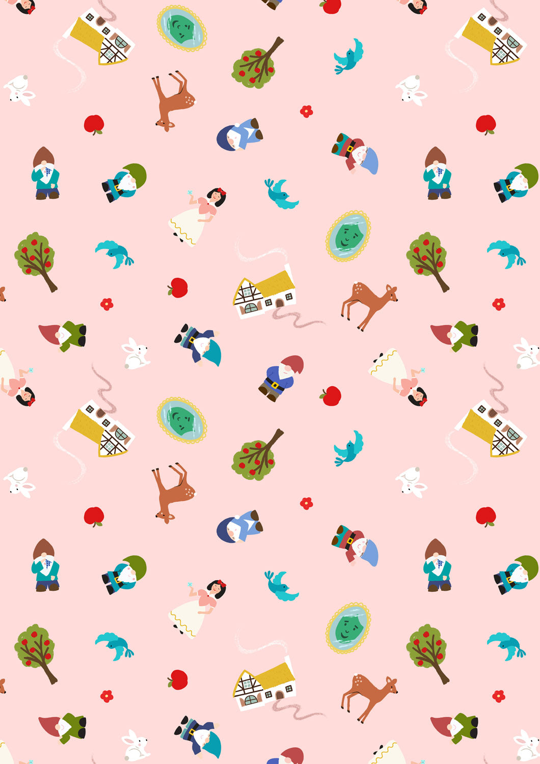 Small Things…Fairytales by Lewis & Irene : Snow White Pink SM118