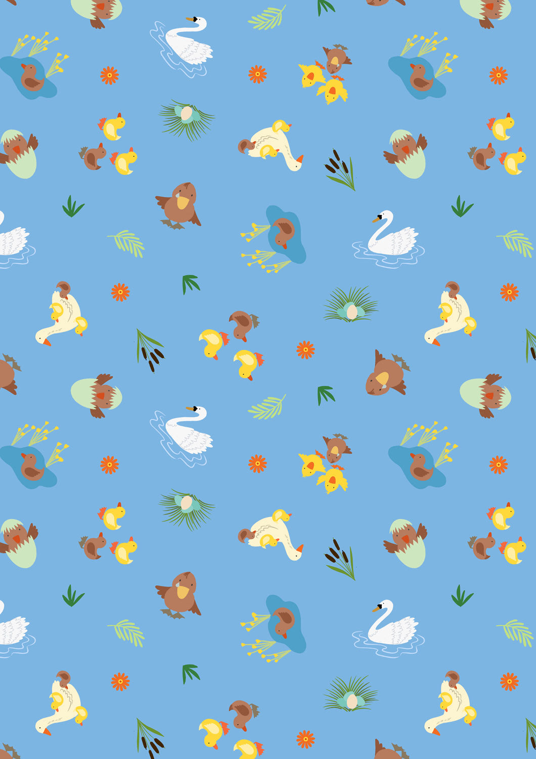 Small Things…Fairytales by Lewis & Irene : Ugly Duckling Light Blue SM124