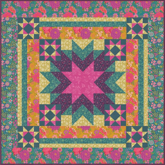 Saffron and Sage Quilt Pattern by Crystal Manning