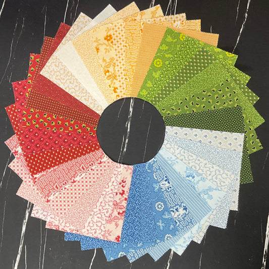 Sally's Stitches 1840-1860 by Betsy Chutchian : Charm Pack