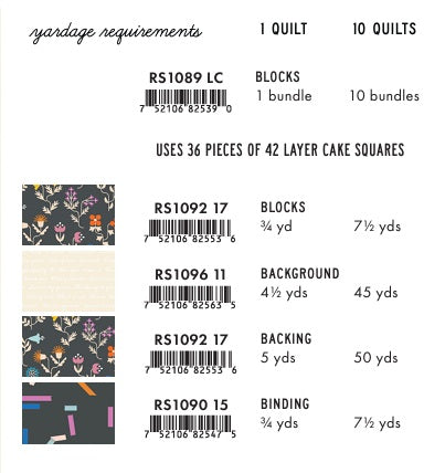 Salutations by Rashida Coleman-Hale - Tiny House Quilt Kit