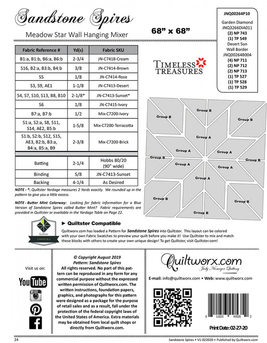 Sandstone Spires # JNQ00264P10 - Special Order