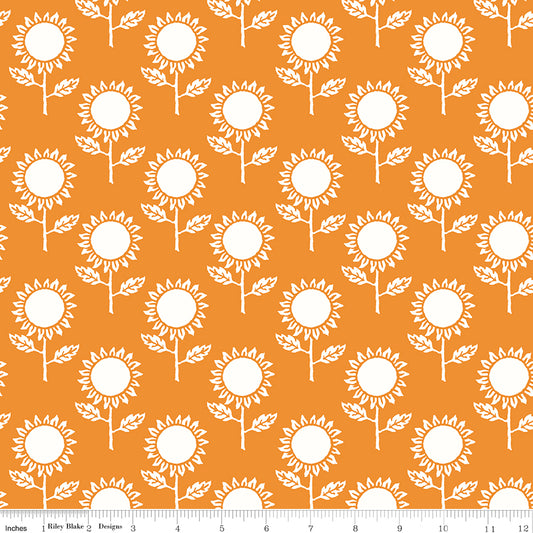 Scary Scraps by J. Wecker-Frisch : Fall Fields Orange C17612-ORANGE