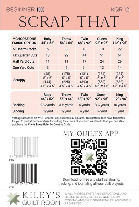 Scrap That Quilt Kit featuring Potted by Kiley's Quilt Room