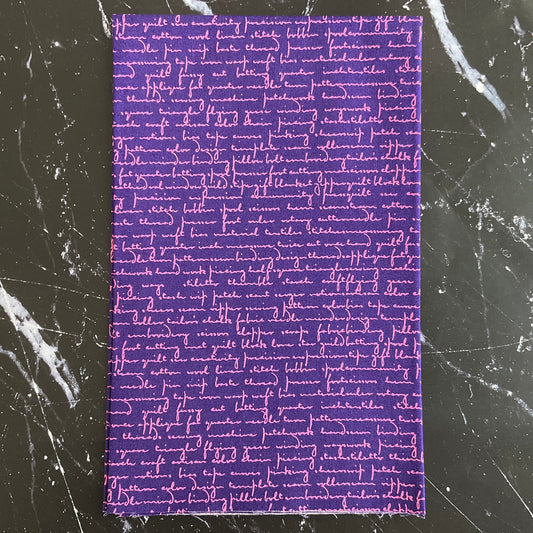 Scrawl by Giucy Giuce : Quilty Words Purple Agate A-1214-P