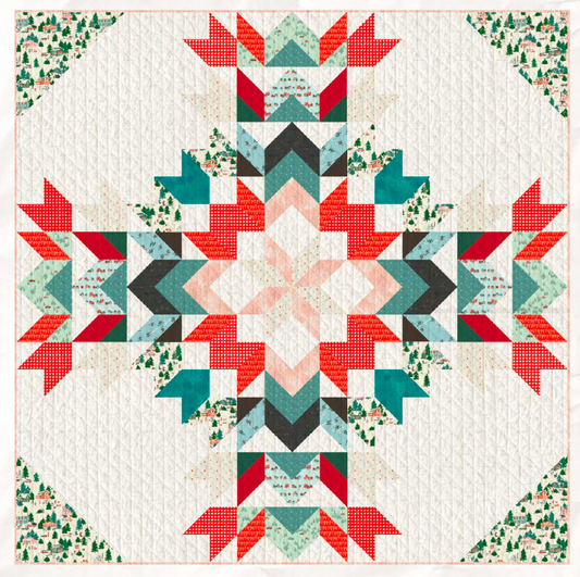 Christmas in the Cabin by AGF Studios - Tis the Season Quilt Kit (Estimated Ship Date June 2024)
