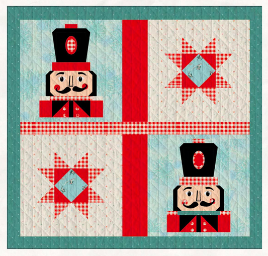 Christmas in the Cabin by AGF Studios - Nutcracker Wall Quilt Kit (Estimated Ship Date June 2024)