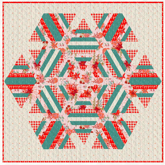 Christmas in the Cabin by AGF Studios - Snowflake Quilt Kit (Estimated Ship Date June 2024)