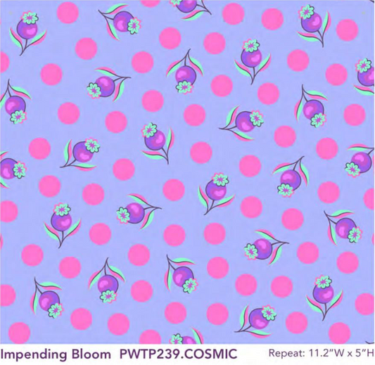 Untamed by Tula Pink: Impending Bloom PWTP239.Cosmic (Estimated Ship Date Oct. 2024)