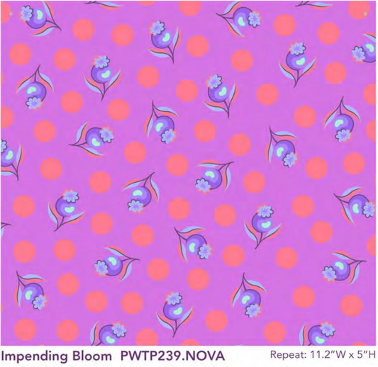 Untamed by Tula Pink: Impending Bloom PWTP239.Nova (Estimated Ship Date Oct. 2024)