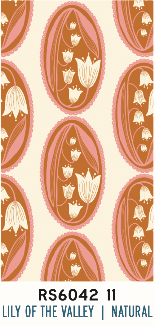 Endpaper by Jen Hewett  - Lily of the Valley Natural RS6042 11