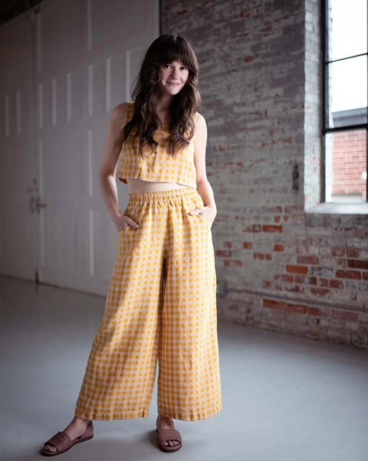 Chanterelle Pants and Shorts Sewing Pattern by Sew Liberated