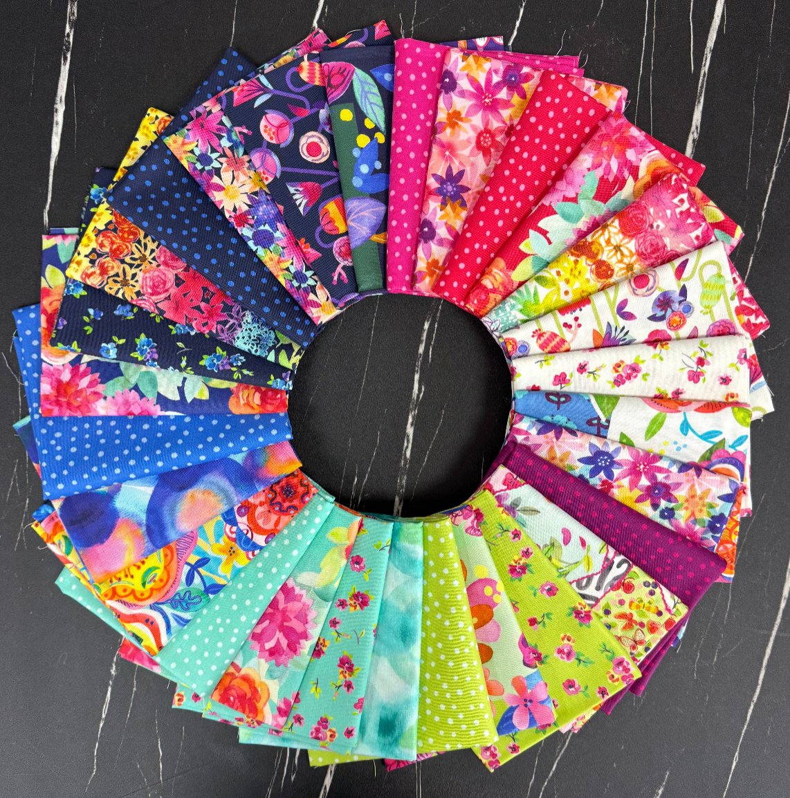 Flower Patches by Amarilys Henderson : Garden Plot Midnight 21827 20