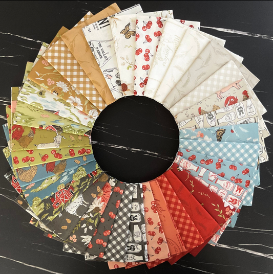 Farmstead by Stacy Iest Hsu - Vintage Farm Landscape Celery 20901 17