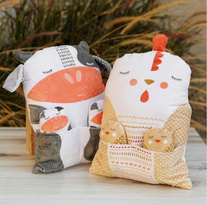 Farmstead Quilting Cuddle by Stacy Iest Hsu - Farm Animal Cuddle Panel Multi 20943 11QC