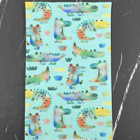 See Ya Later Alligator by Michael Miller Fabrics : Chomp Chomp Mint DCX12555-MINT-D
