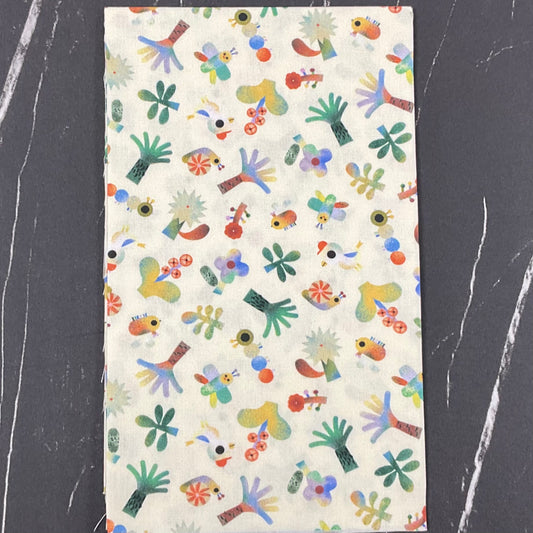 See Ya Later Alligator by Michael Miller Fabrics : Jungle Friends Butter DCX12551-BUTT-D