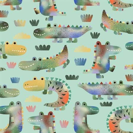 See Ya Later Alligator by Swirly Girl Design : Fabric Bundles