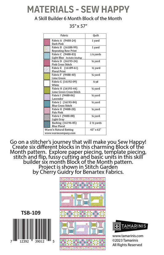 Sew Happy Block of the Month # TSHBOM-224 - Special Order