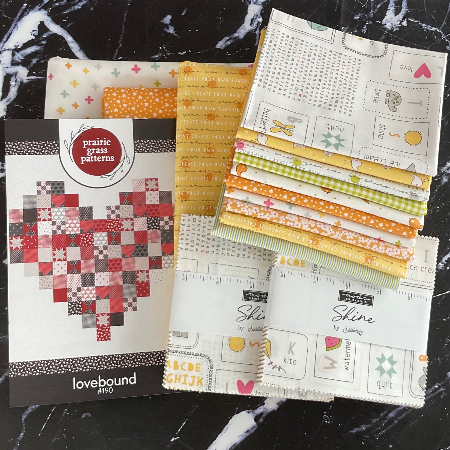 Shine by Sweetwater : Lovebound Quilt Kit 2 Color Ways